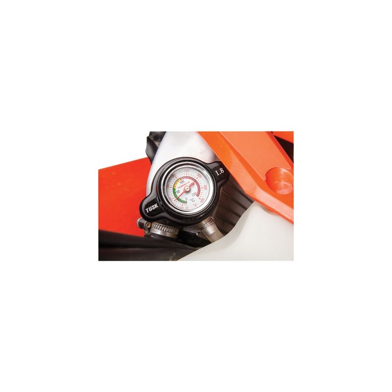 Tusk High Pressure Radiator Cap with Temperature Gauge 1.8 Bar