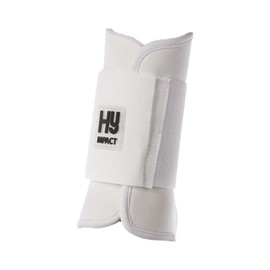 HY EQUESTRIAN Brushing Boots - Purple - Medium