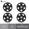 TangMiGe 4-Pack Wheel Skins Compatible with Honda CR-V CRV 2012