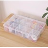 Plastic Organizer Container Storage Box Clear Jewelry Art Craft Box