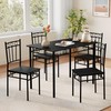 Vipbear Kitchen Dining Table Set for 4, 5-Piece Kitchen Table