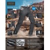 CQR Men's Cool Flex Tactical Pants, Water Resistant Lightweight Stretch