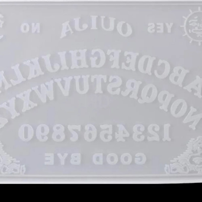 Molde De Resina De Silicona Ouija Para Rectángulo
