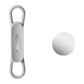 MEELYHOME 4 Pcs Magnetic Pen Holder for Desk, Refrigerator, Whiteboard, Silicone Pen Holder for Desk, Desk Marker Holder, grey