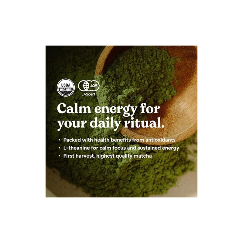 Chamberlain Coffee Polvo de té verde matcha ceremonial, té verde
