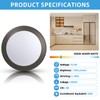 ECOELER 6" Flush Mount Disk Light, Dimmable LED Surface Mount