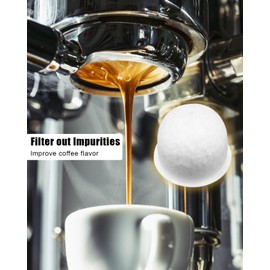 TIKSCIENCE Water Filter Pod Replacement Compatible with Wolf Gourmet Coffee Machine System WGCM100S WGCM110S WGCM120S Replace WGCM350, Coffee Maker Water Filter Pod 12Pcs