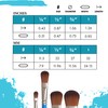 Princeton Select Artiste Paintbrush, Size 1/2 inch, Blue