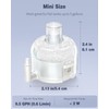 Pawfly Mini Aquarium Sponge Filter, Small Fish Tank Internal Filter