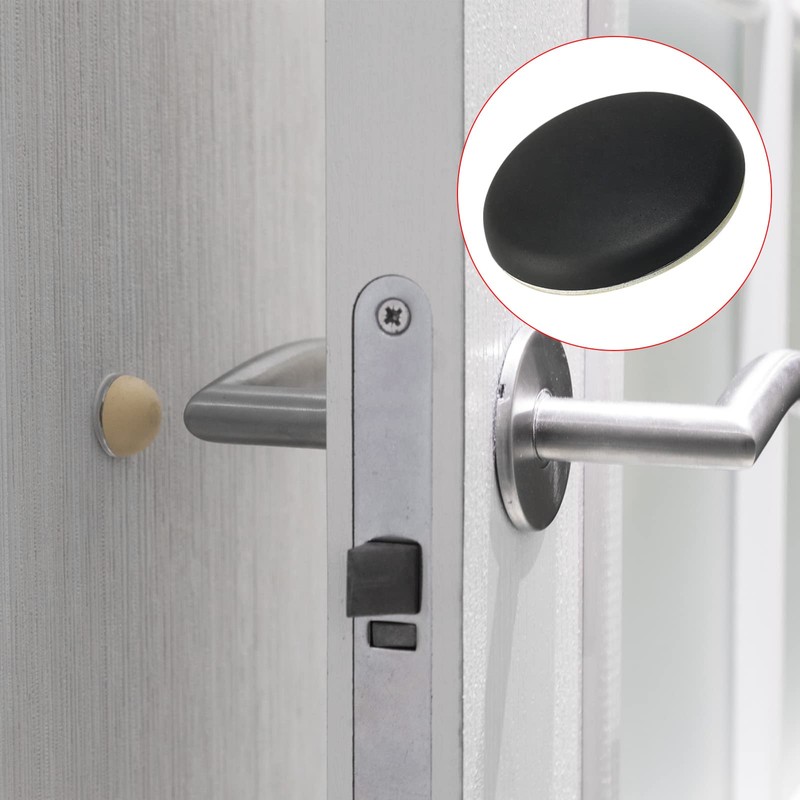 METALLIXITY Door Stopper Wall Protector(40mm/1.57") 4Pcs, Rubber Adhesive Door Handle