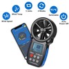Bluetooth Digital Anemometer, Kethvoz Handheld Wind Speed Meter with Data