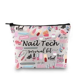 GJTIM Nail Tech Gift Nail Tech Survival Kit Accessories Travel Organizer Bag Manicurist Gift Nail Artist Gift Beautician Gift (Nail Tech2 Bag)