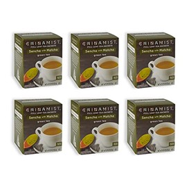 China Mist Green Tea, Sencha with Matcha (15 tea satchets) (6 boxes)