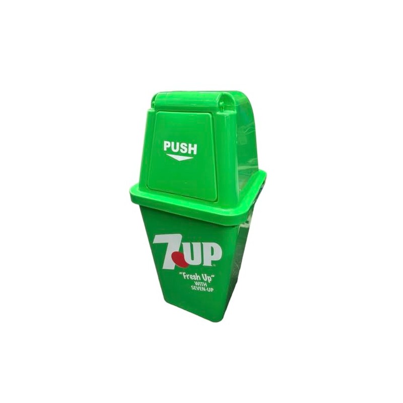 20L Storage Box / 7UP-GREEN Dust Bin Trash Can 7up