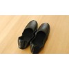 Chausse' 2s24-3,10,11 Portable Slippers, Gentleman's Knit Pouch/Leather Pouch, leather -