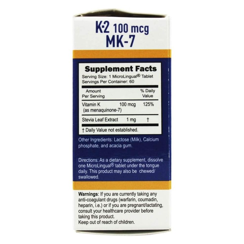 Superior Source Vitamin K2 MK-7 (Menaquinone-7) 100 mcg - Bone