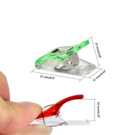 50pcs Multipurpose Sewing Clips for Quilting, Crafts, Paper Work and Hanging Little Things, Assorted Colors