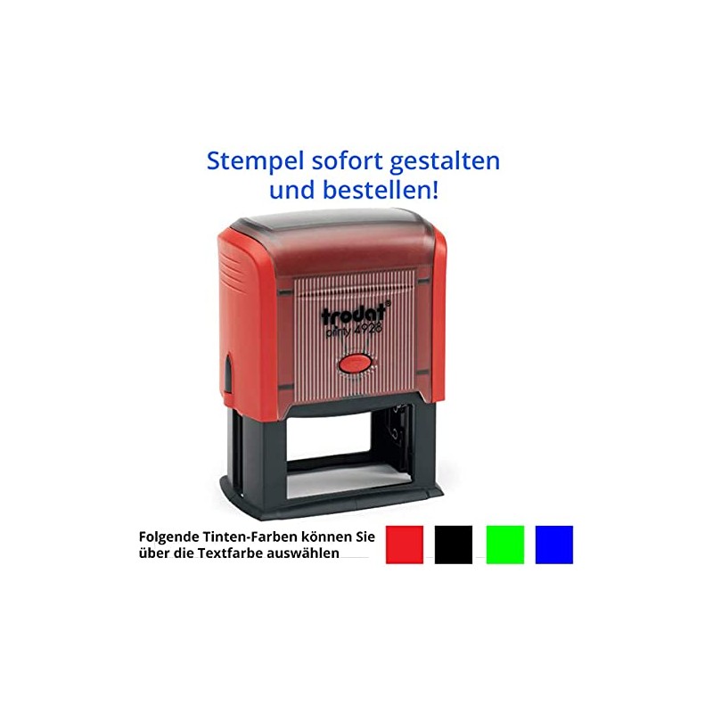Trodat Printy 4928 Stamp (60 x 33 mm) for 9