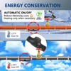 TOPDURE JHSD 12-feet Pipe Heating Cable Built-in Thermostat