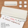 Metal Adjustable 6 Hole Punch for A5 A6 A7 Binders/Planners,