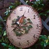 Robin Design Outdoor/Indoor Wall Clock. Garden, Patio Clock. Outdoor Clocks.