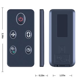 New Replacement Remote Control fit for Advanced Pure Air Shield Air Purifier