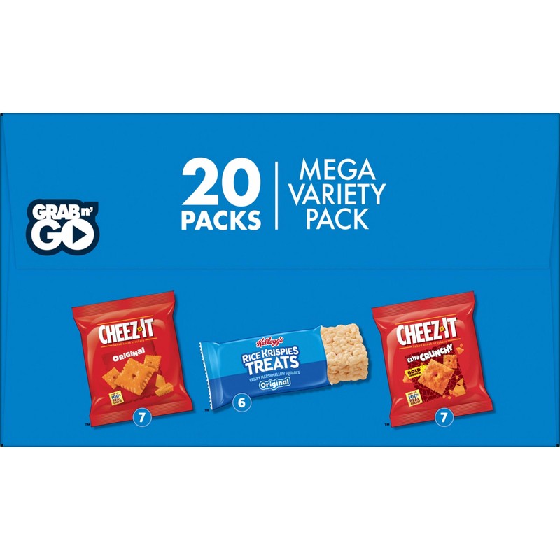 Kellogg's Assorted Snacks, Lunch Snacks, Back to School Snacks, Variety