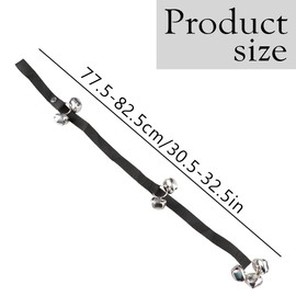 GroveEss Dog Training Doorbells with 7 Stainless Steel Jingle Bells,Adjustable Nylon Rope Training Bells for Puppy Potty Training,Toilet Training Bells Pet Supplies for Small Medium Large Dogs