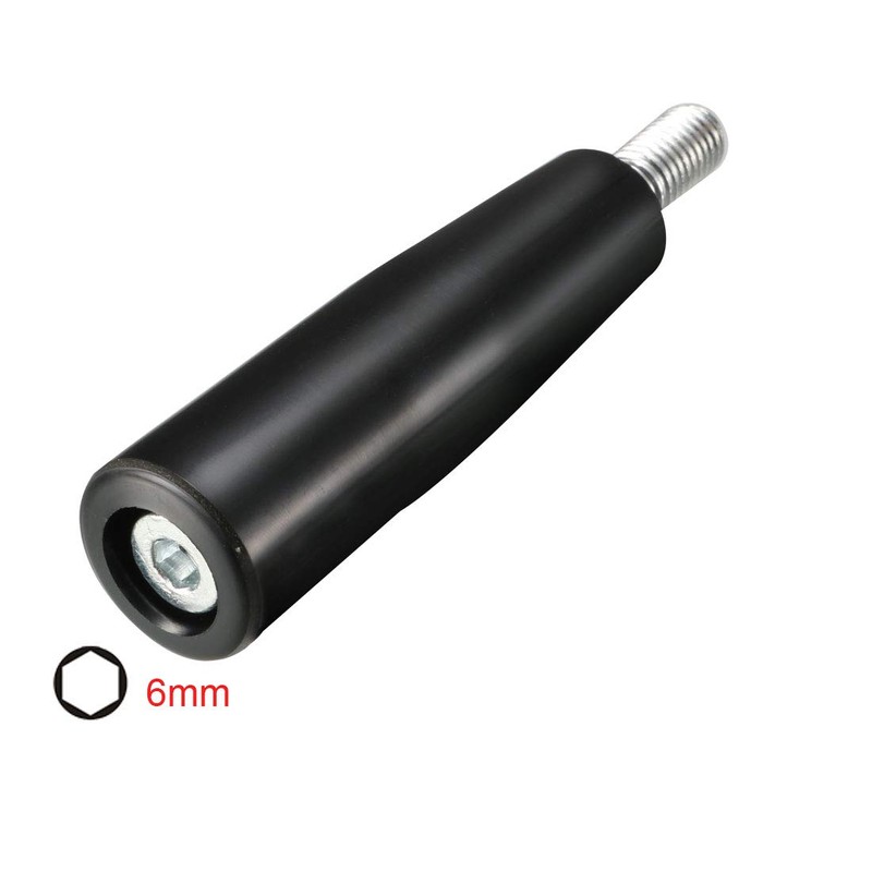 sourcing map Rotary Handwheel Machine Handle M12 Male Thread Stem