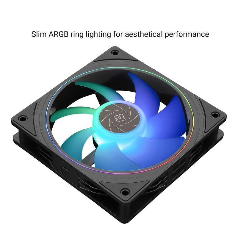 Thermalright TL-S12-S X3 CPU Case Fan, 120mm PWM Silent Computer
