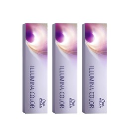 WELLA Illumina Colour 9/03 Light Blonde / Natural Gold Pack of 3