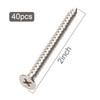 Hinge Wood Screws #9 x 2", 40 Pcs, 410 Stainless
