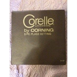 Corelle Vintage Sealed Box Corelle Corning 5pc Place Setting Butterfly Gold Livingware