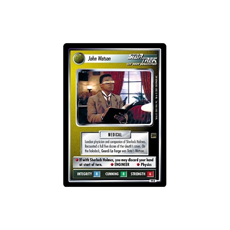 Decipher Star Trek CCG 1E HA Holodeck Adventures John Watson