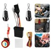 Alipis 1 Set Motorcycle Security Alarm System with Engine Start