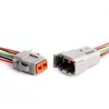 Deutsch DTM 2/3/4/6/8/12 Pin Pre-wired Electrical Wire Connector Set 20-24