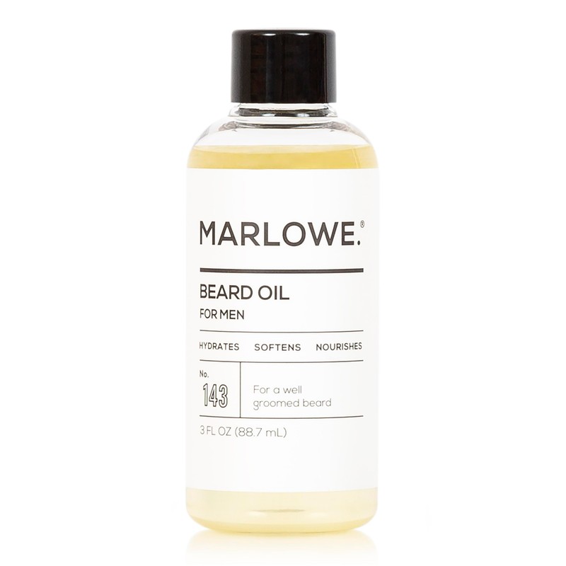 MARLOWE. No. 143 Beard Oil 3 oz, Conditioning Oil for