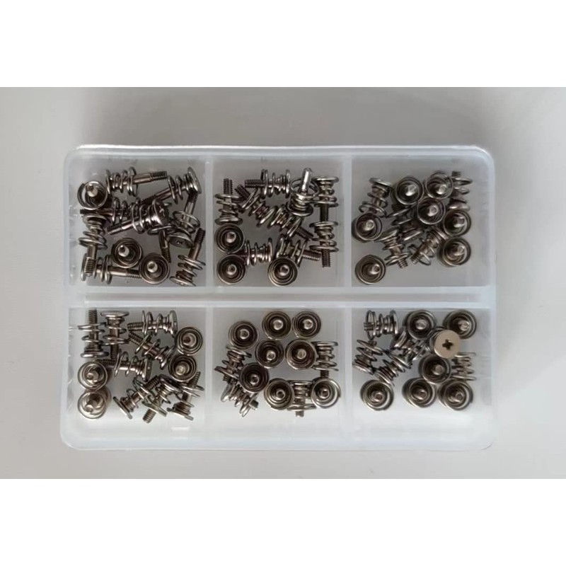 Easycargo 72pcs M2.5 Graphic Card Heatsink Screw Mounting Kit, GPU