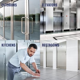 Bioesque Stainless Steel Cleaner & Polish, Heavy Duty, Non-Abrasive, 32 Fl Oz (Pack of 1)