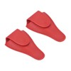 PATIKIL 4.5"x2.6" Embroidery Scissors Sheath, 2 Pack PU Leather Nail