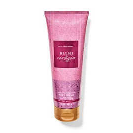 Bath and Body Blush Cardigan Ultimate Hydration Body Cream 8 oz / 226 g Fragrance notes: sweet raspberries, sugar-dipped violet and warm amber