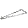 TrueCraftware- 18” Single Shelf Support Direct Wall Bracket Chrome Plated-