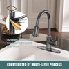 Kitchen Faucet with Pull Down Sprayer, Single Handle High Arc
