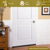 Door Draft Excluder Black Draft Excluder for Doors Adjustable Double