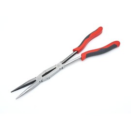 Crescent X2 Straight, Long Nose, Dual-Material Pliers - Premium Basic Tools - PSX200C-06 - 13", Red & Black
