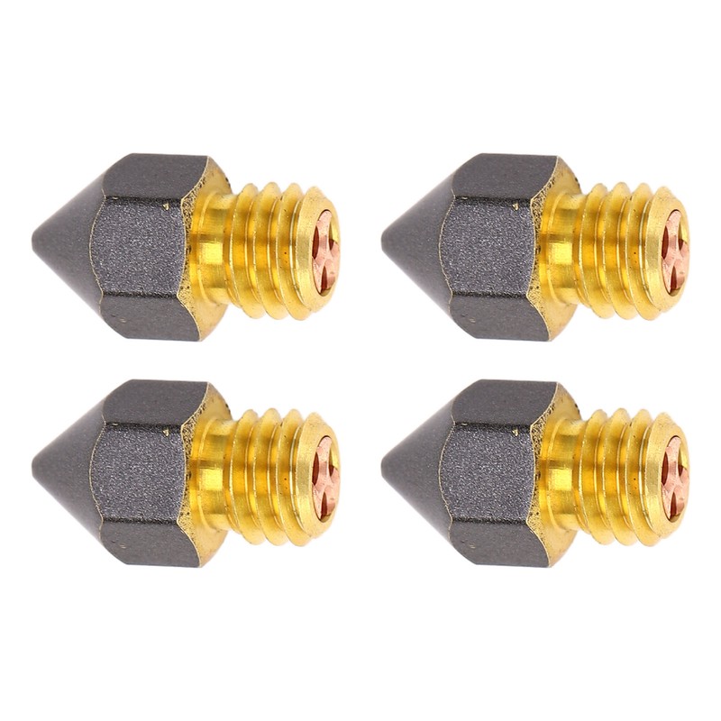 4 Pcs 3D Printer Nozzles Three Hole High Flow Fast