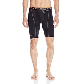 Shock Doctor 337-02-34 Men's Ultra Pro Compression Shorts with Ultra Cup, White, Large