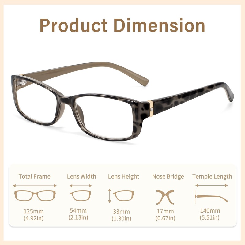 Madison Avenue 2 Pack Classic Blue Light Blocking Reading Glasses