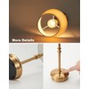 UMEXUS Cordless Table Lamps with Dimmer, 5200mAh Rechargeable Battery Powered,