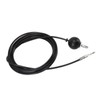Fitness Gym Replacement Cable, Black Replacement Gym Cable for Homes